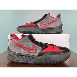 Nike Kyrie 4 Low “Bred” Black/Red Basketball Shoes Men's Size 15 CW3985-006